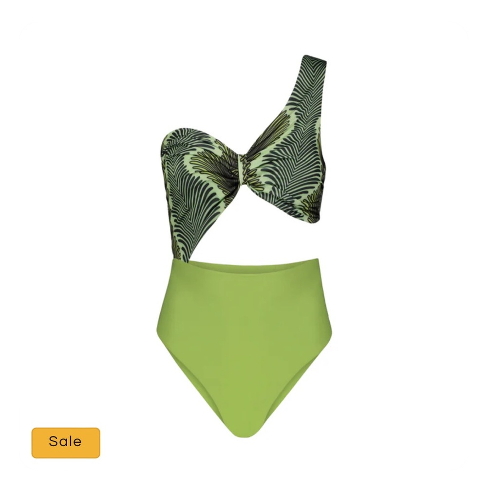 NWT [SET] Fe Noel Evergreen swimsuit & pants set.